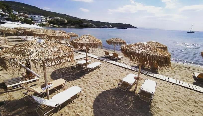 Agia Marina  Παραθαλασσια Στουντιο Μιχαλιας Sea View Studio Michalias מראה חיצוני תמונה
