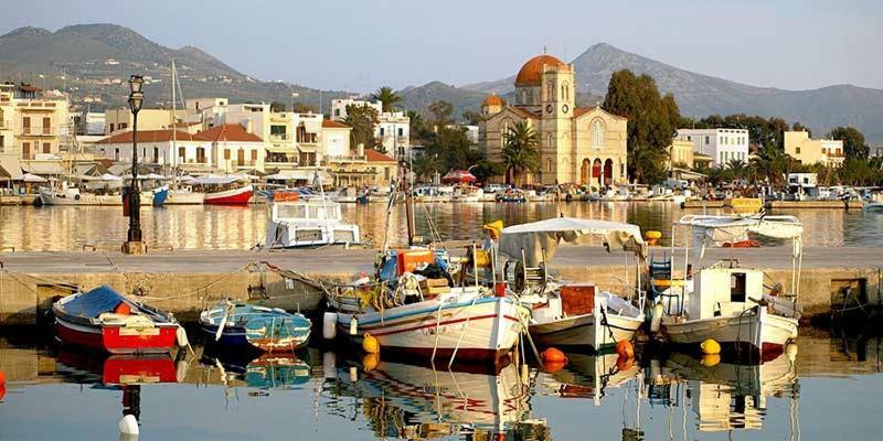 Agia Marina  Παραθαλασσια Στουντιο Μιχαλιας Sea View Studio Michalias מראה חיצוני תמונה