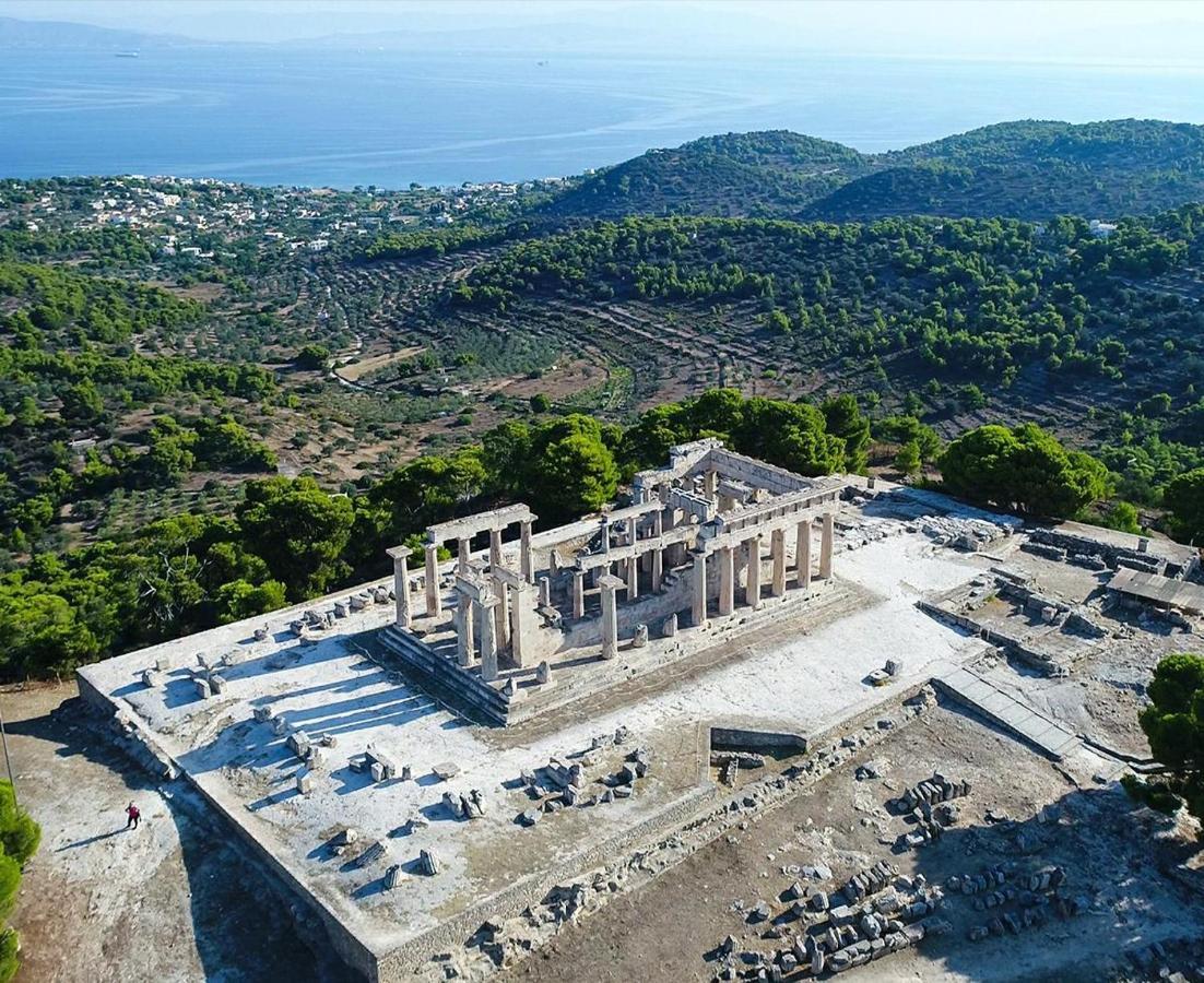 Agia Marina  Παραθαλασσια Στουντιο Μιχαλιας Sea View Studio Michalias מראה חיצוני תמונה