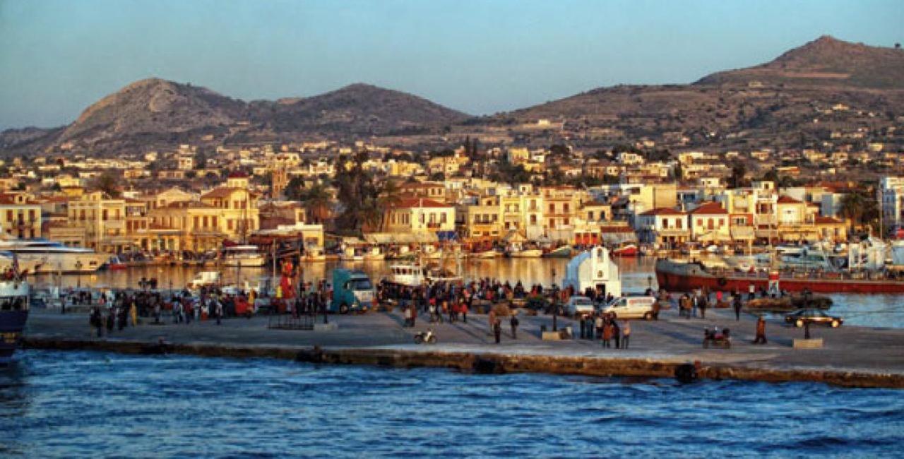Agia Marina  Παραθαλασσια Στουντιο Μιχαλιας Sea View Studio Michalias מראה חיצוני תמונה
