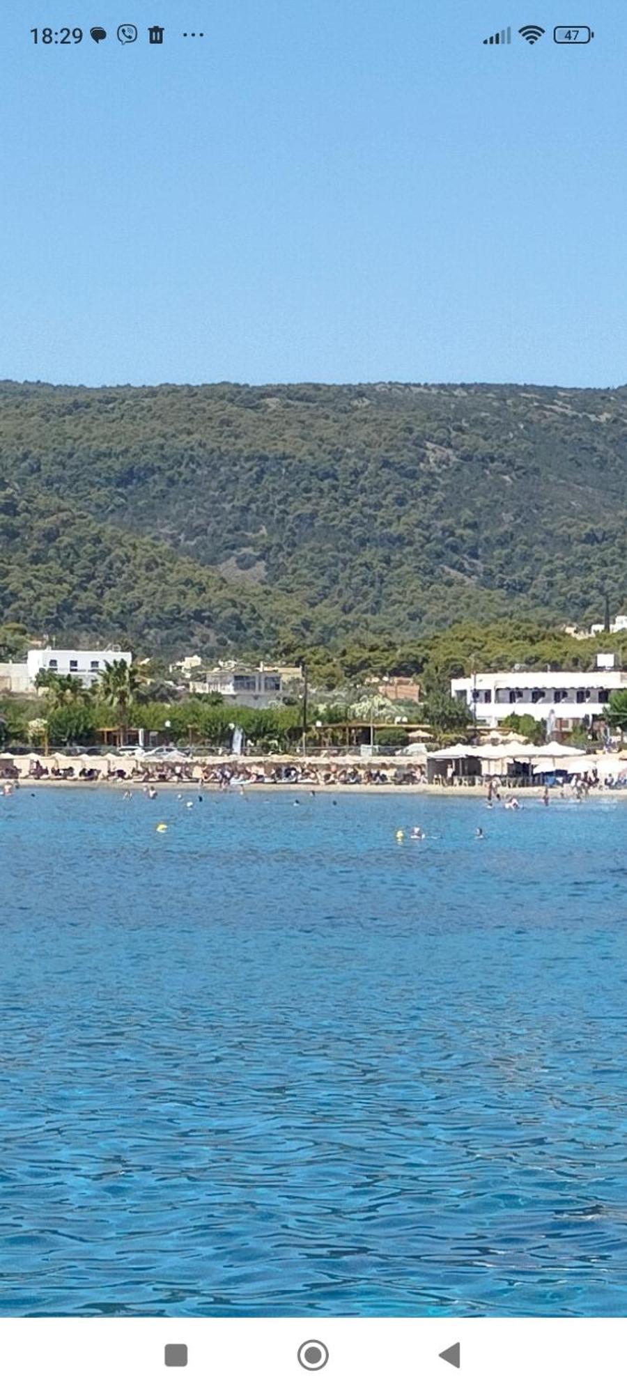 Agia Marina  Παραθαλασσια Στουντιο Μιχαλιας Sea View Studio Michalias מראה חיצוני תמונה